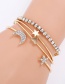 Fashion Silver Color Moom&star Shape Decorated Bracelet