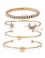 Fashion Gold Color Moom&star Shape Decorated Bracelet