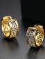 Fashion Gold Color Hollow Out Design Earrings