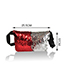 Fashion Silver Color+red Paillette Decorated Color-matching Bag