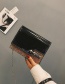 Fashion Black Lock Decorated Bag