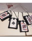 Fashion Black Poker Cards Decorated Bag