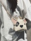 Fashion Beige Dog Shape Design Bag