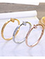 Fashion Gold Color Lock Shape Decorated Bracelet