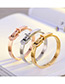 Fashion Rose Gold Buckle Shape Decorated Bracelet For Men