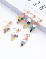 Fashion Multi-color Ice-cream Shape Design Earrings