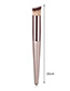 Fashion Champagne Oblique Shape Design Cosmetic Brush(1pc)