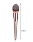 Fashion Champagne Flame Shape Design Cosmetic Brush(1pc)