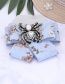 Fashion Blue Spider Shape Decorated Bowknot Brooch
