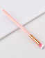 Fashion Pink Oblique Shape Design Cosmetic Brush(1pc)