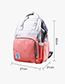 Fashion Red Stripe Pattern Decorated Backpack