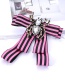 Elegant Pink Spider Decorated Bowknot Brooch