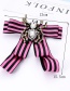 Elegant White Spider Decorated Bowknot Brooch