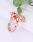 Fashion Silver Color Owl Shape Decorated Ring