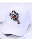 Fashion White Scorpions Shape Decorated Baseball Cap
