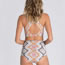 Sexy Multi-color Geometric Shape Pattern Decorated Bikini