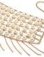 Fashion Gold Color Tassel&pearls Decorated Multi-layer Chest Chain