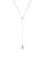 Fashion Silver Color Triangle Shape Decorated Necklace