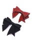 Fashion Red Full Diamond Design Bowknot Shape Shoes Accessories（1pc)