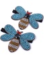 Fashion Blue Bee Shape Decorated Shoes Accessories （1pc)