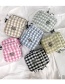 Fashion Pink Grid Pattern Decorated Shoulder Bag (2pcs)