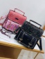 Fashion Black Sequins Pattern Decorated High-capacity Bag