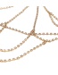 Fashion Gold Color Full Diamond Decorated Boday Chain