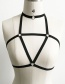 Fashion Black Pure Color Decorated Body Chain