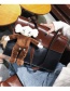 Fashion Black Beer Doll Decorated Bag