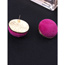 Fashion Plum Red Button Shape Design Pure Color Earrings