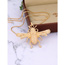 Elegant Gold Color Bee Pendant Decorated Pure Color Necklace