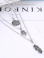 Fashion Silver Color Pure Color Decorated Necklace(3pcs)
