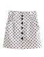 Fashion White Dots Pattern Decorated Skirt
