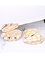 Fashion Gold Color+silver Color Color-matching Decorated Earrings