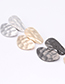 Fashion Gold Color+silver Color Color-matching Decorated Earrings