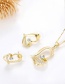 Fashion Gold Color Heart Shape Decorated Jewelry Sets