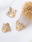 Fashion Gold Color Crown Shape Decorated Jewelry Sets