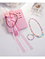 Lovely Pink Smiling Face Decorated Child Jewelry Sets
