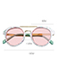 Lovely White Round Shape Design Child Ultraviolet Glasses(1-3years Old)