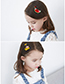 Lovely White+brown Rabbit Shape Design Child Hair Clip
