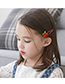 Lovely Red Cherry Shape Design Baby Hair Clip (2pcs)
