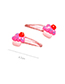 Lovely Pink Flowers Shape Design Baby Hair Clip (2pcs)