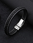 Fashion Black Cross Shape Decorated Bracelet