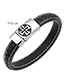 Fashion Black Cross Shape Decorated Bracelet