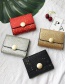 Fashion Gold Color Square Shape Decorated Wallet