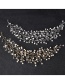 Fashion Silver Color Leaf Shape Decorated Hair Accessories