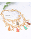 Fashion Multi-color Geometry Shape Decorated Necklace