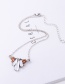 Fashion Gold Color Water Drop Shape Decorated Necklace