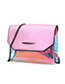 Fashion Beige Square Shape Decorated Shoulder Bag