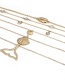 Fashion Gold Color Shell Shape Decorated Necklace